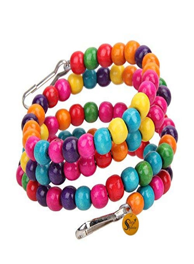 Sage Square Bird Cage Toy Accessories - Spiral - 65cm - Image 1